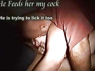 Husband And Wife Sucking Cock Together