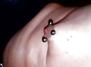 Extrem nippel piercing Category:Topless women
